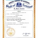 ¿A dónde se apostilla documentos en New Orleans?