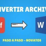 Cómo convertir un documento de PDF a Word de manera sencilla