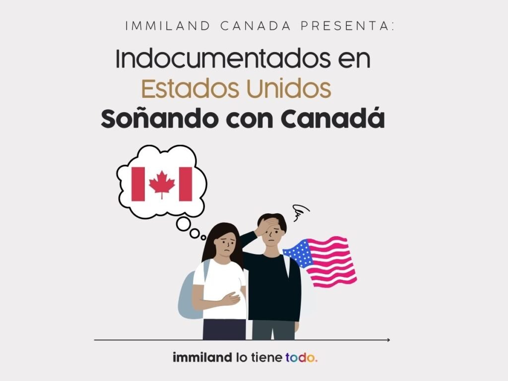 Cómo emigrar de Estados Unidos a Canadá sin documentos