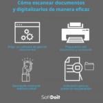 Cómo organizar documentos escaneados de manera eficiente