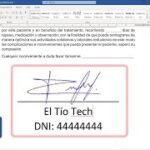 Cómo poner la firma en un documento de Word de manera sencilla y rápida