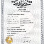 ¿Cuánto cuesta apostillar un documento en Estados Unidos?