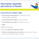 Documentos necesarios para tramitar la pensión del IMSS